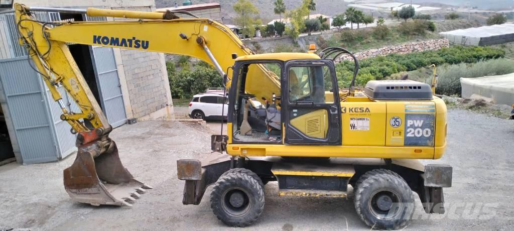 Komatsu PW 200-7 Bagri na kolesih