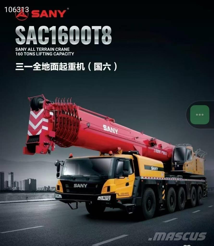 Sany SANY 160 Tons Rabljeni žerjavi za vsak teren