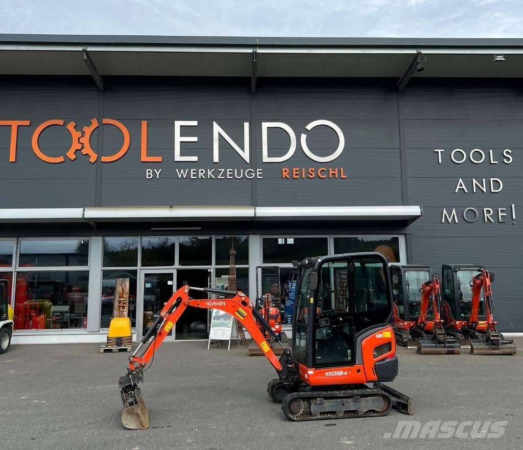Kubota KX 018-4 Mini bagri <7t