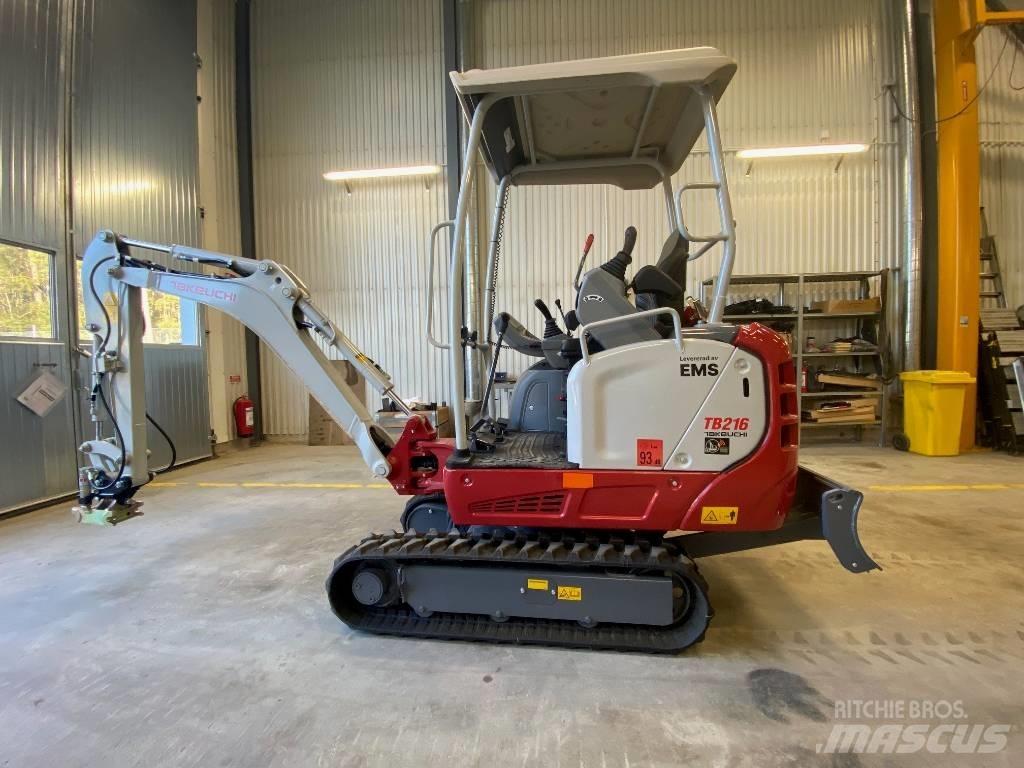 Takeuchi TB 216 A Mini bagri <7t