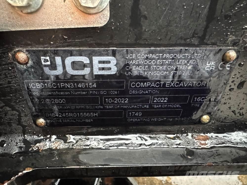JCB 16C-1 Mini bagri <7t