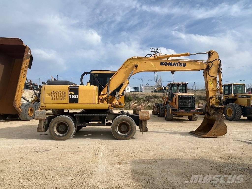 Komatsu PW 180 Bagri na kolesih