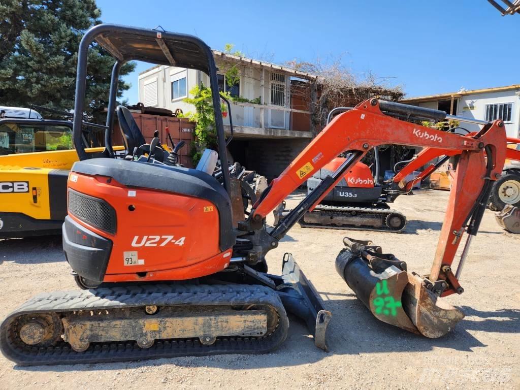Kubota U 27-4 Mini bagri <7t