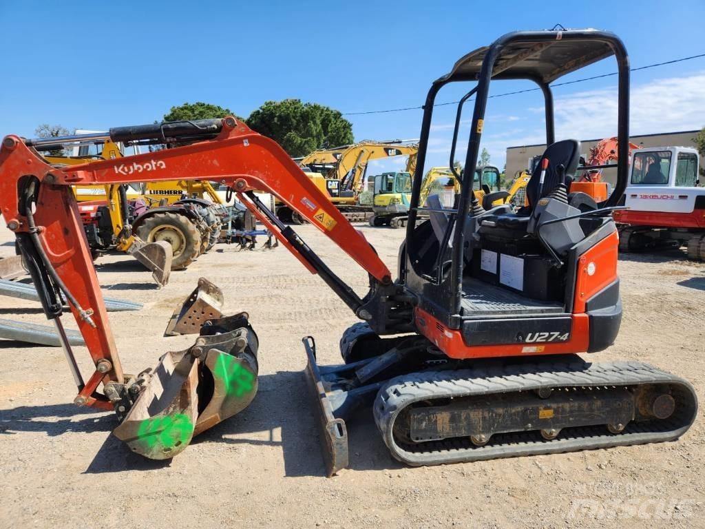 Kubota U 27-4 Mini bagri <7t