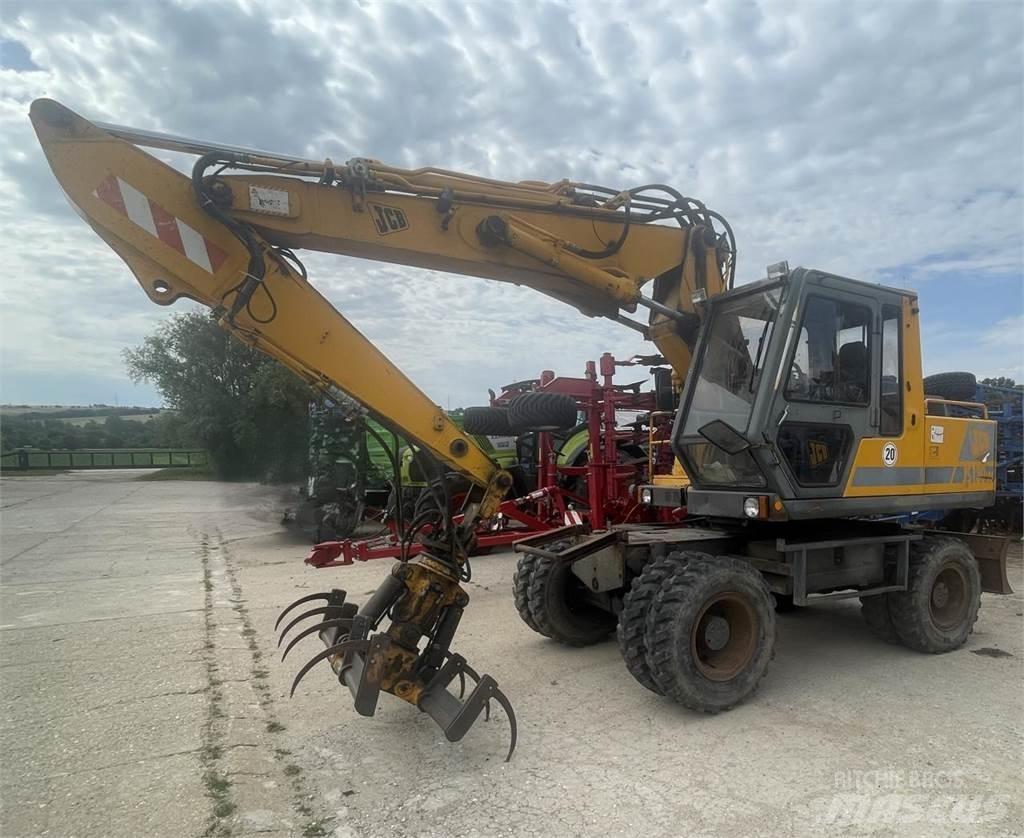 JCB 130 W Bagri na kolesih