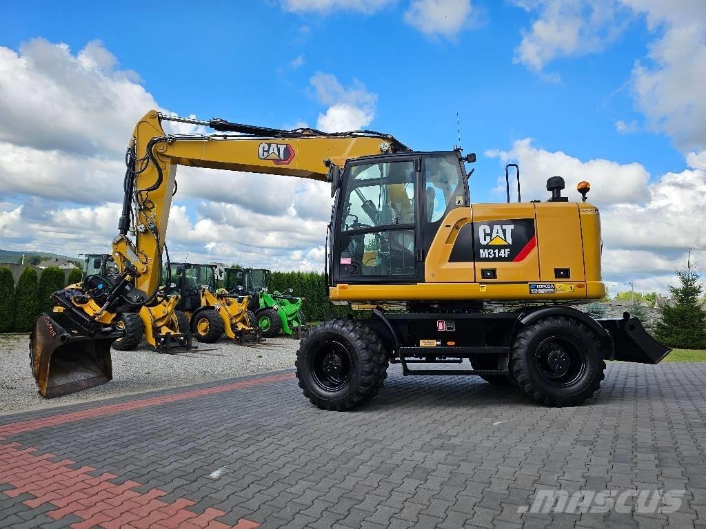 CAT M 314 F Bagri na kolesih