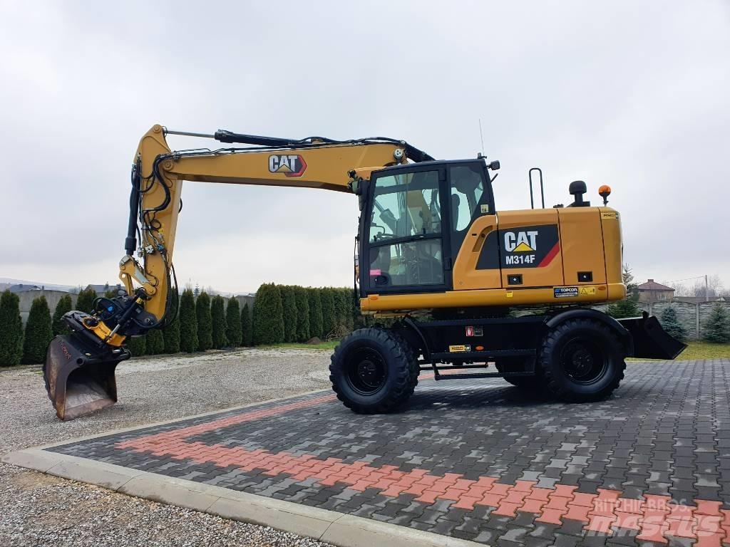 CAT M 314 F Bagri na kolesih
