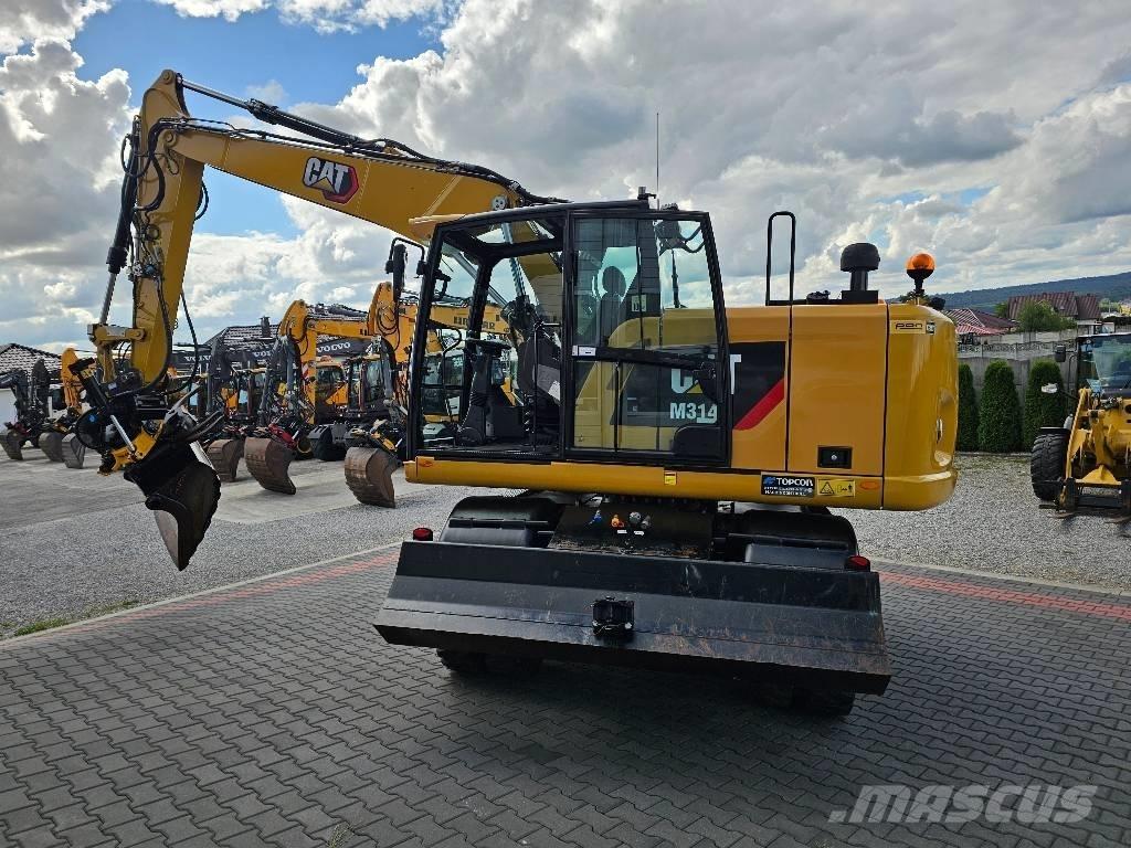 CAT M 314 F Bagri na kolesih