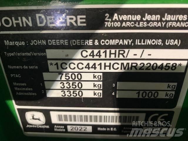 John Deere C441 R Balirke (okrogle bale)