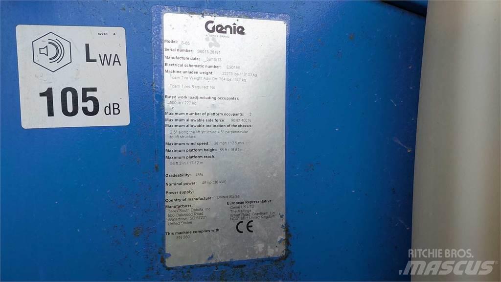 Genie S65 Teleskopske dvižne ploščadi