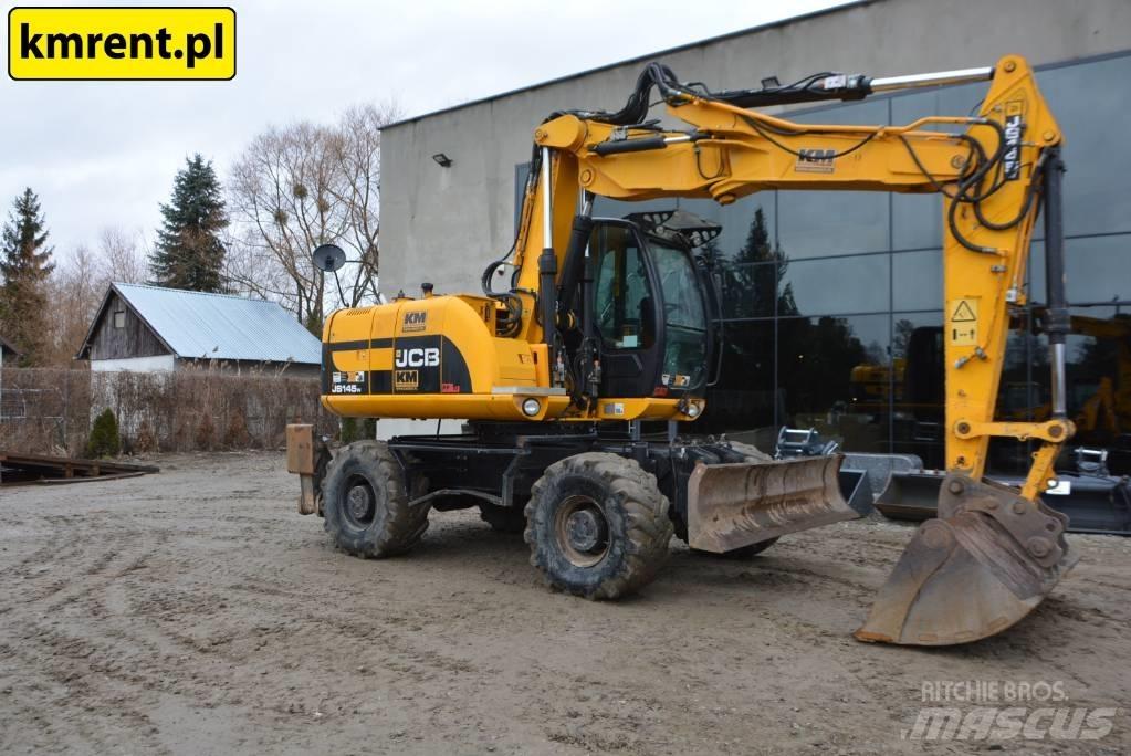 JCB JS 145 Bagri na kolesih