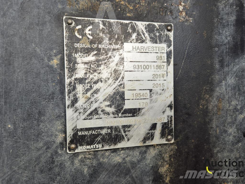 Komatsu 931.1 Harvesterji