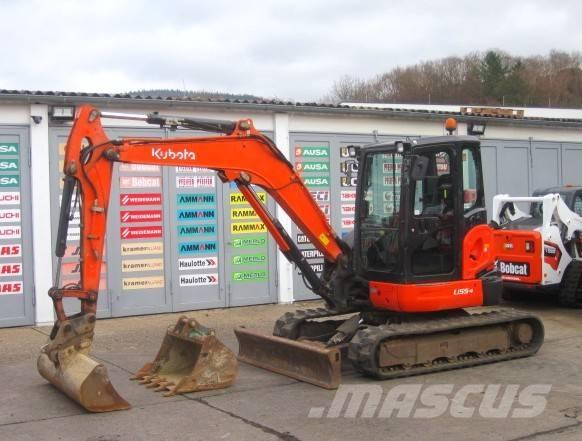 Kubota U55-4 Mini bagri <7t