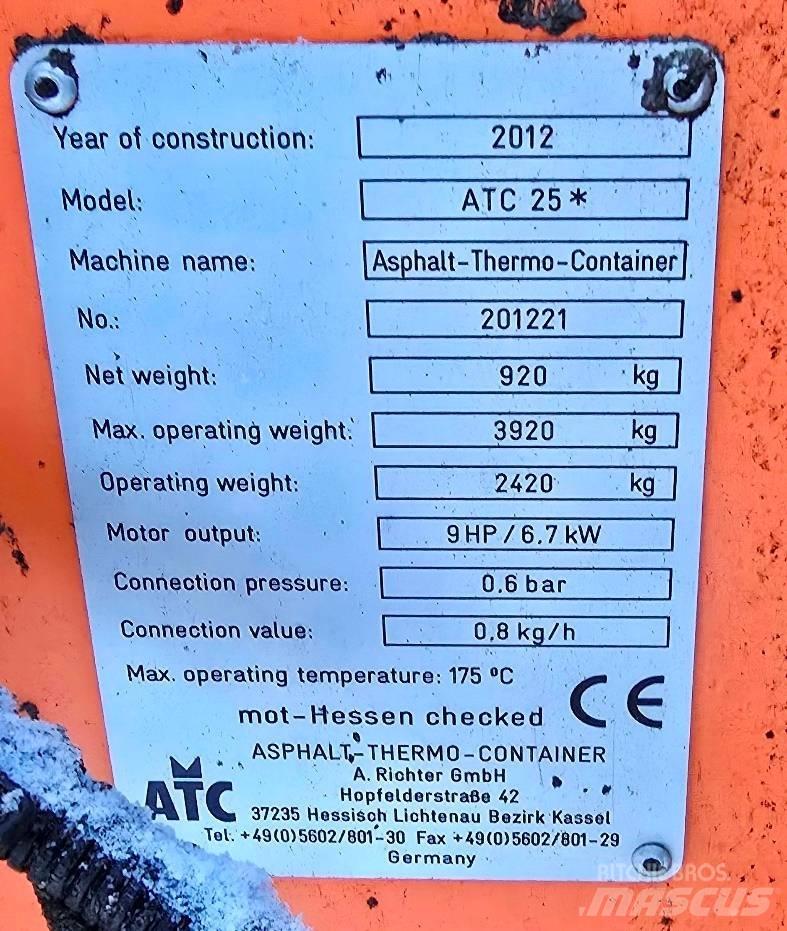 ATC 25 Termo zabojniki za asfalt