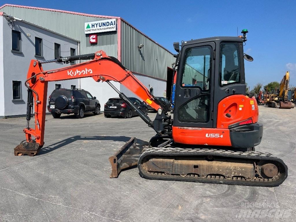 Kubota U 55-4 Mini bagri <7t