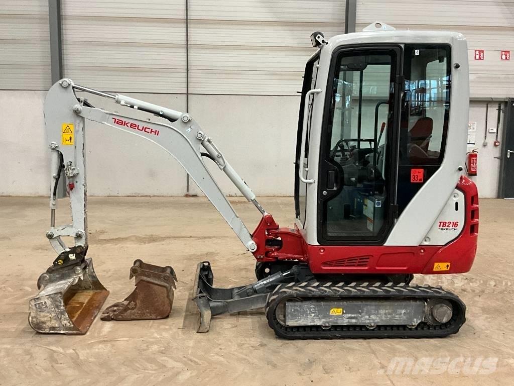 Takeuchi TB 216 Mini bagri <7t