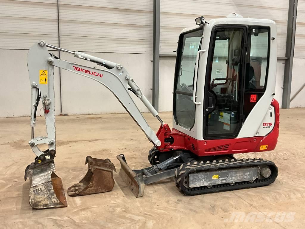 Takeuchi TB 216 Mini bagri <7t