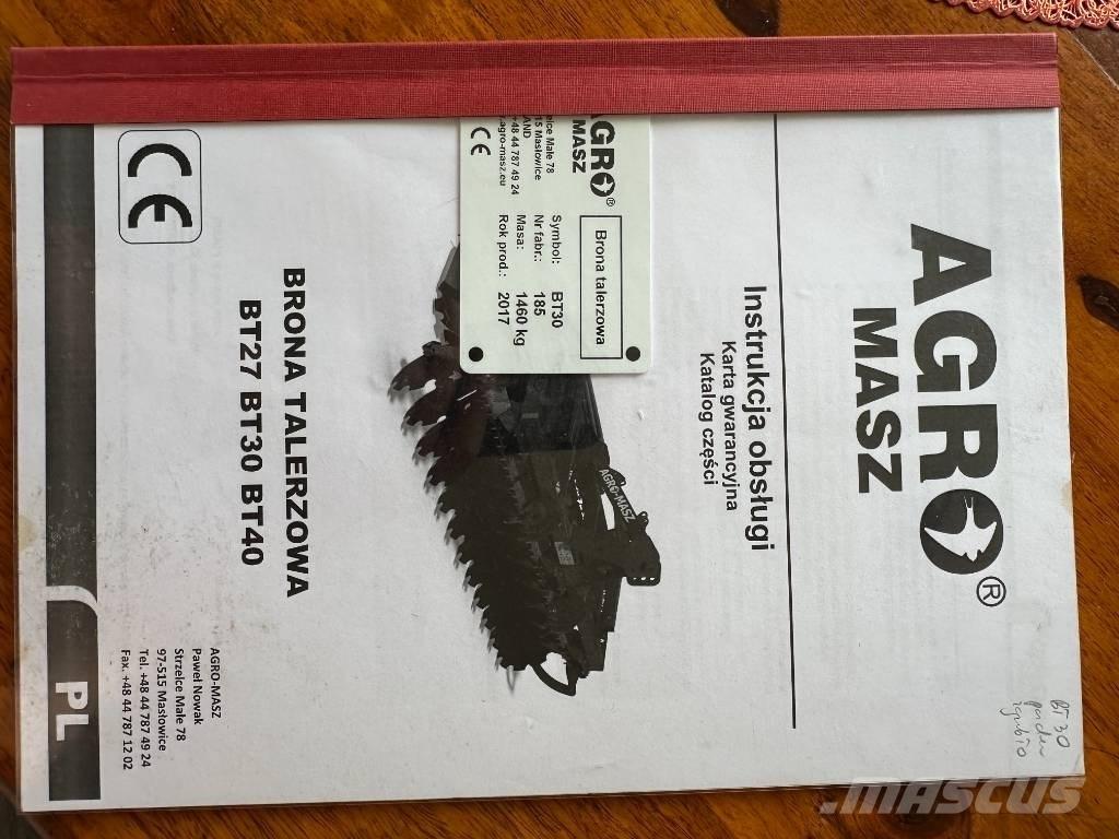 Agro-Masz BT30 Kolutne brane