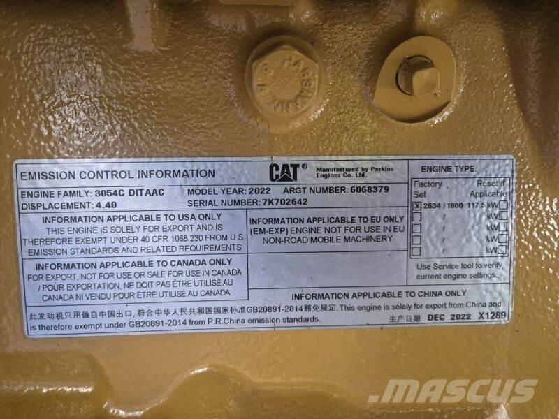 CAT 3054C DITAAC Motorji