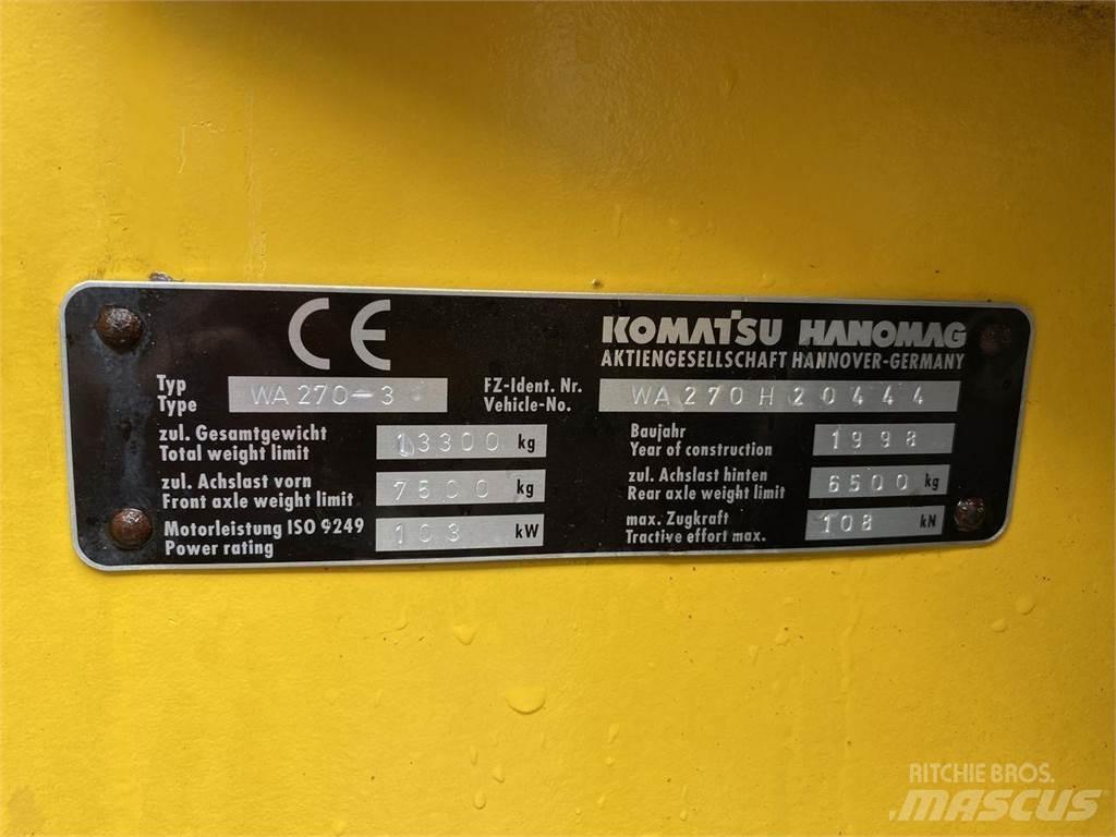 Komatsu WA270-3 Kolesni nakladalci