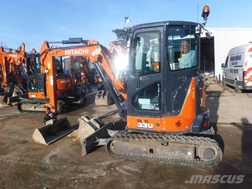 Hitachi ZX 33 U-6 Mini bagri <7t