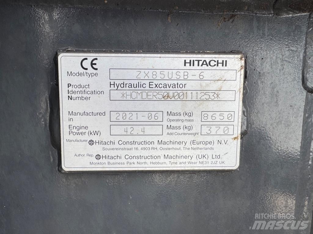 Hitachi ZX 85 US-6 Midi bagri 7t – 12t