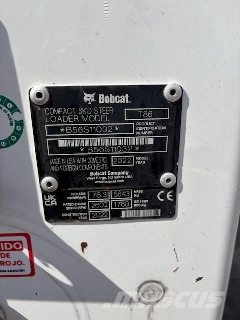 Bobcat T 86 Skid steer mini nakladalci