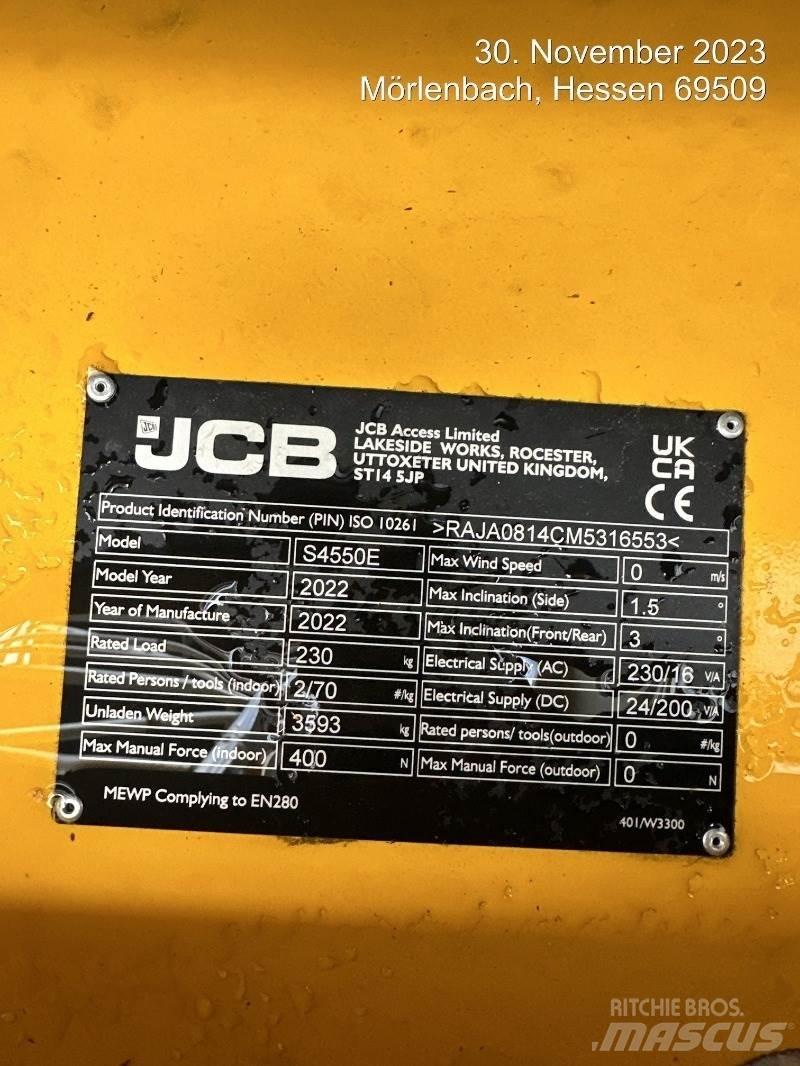 JCB S4550E Škarjaste dvižne ploščadi
