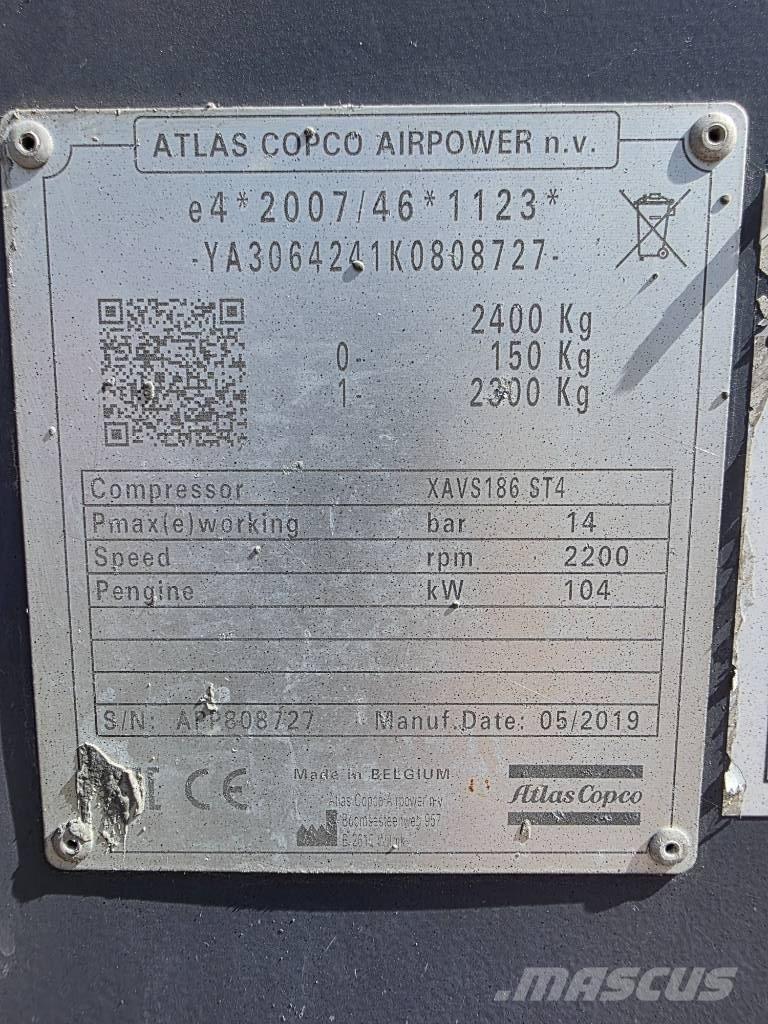 Atlas Copca XAVS186 Ojačevalniki tlaka