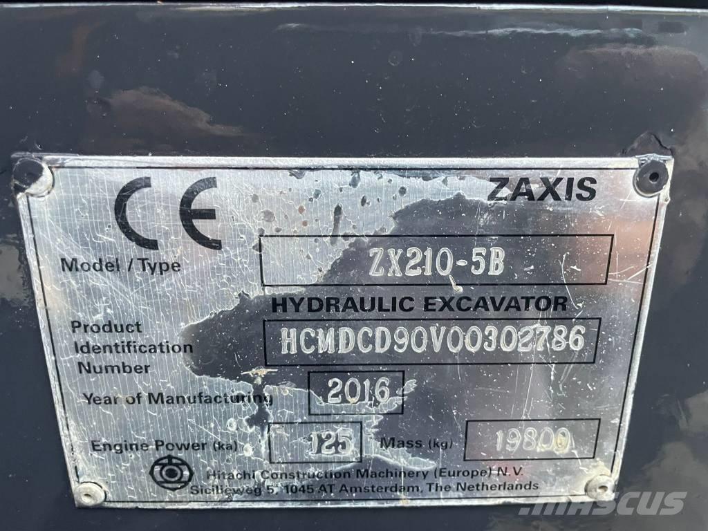 Hitachi ZX 210 LC-5B Bagri goseničarji