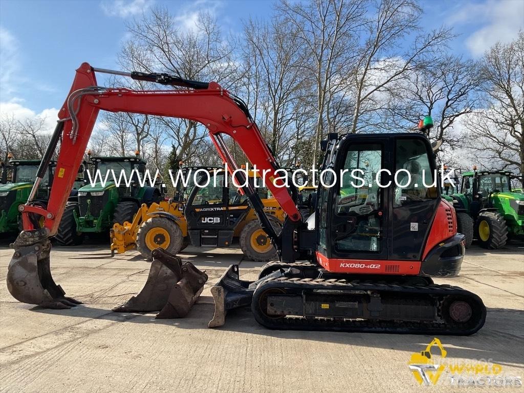 Kubota KX 080-4 Midi bagri 7t – 12t