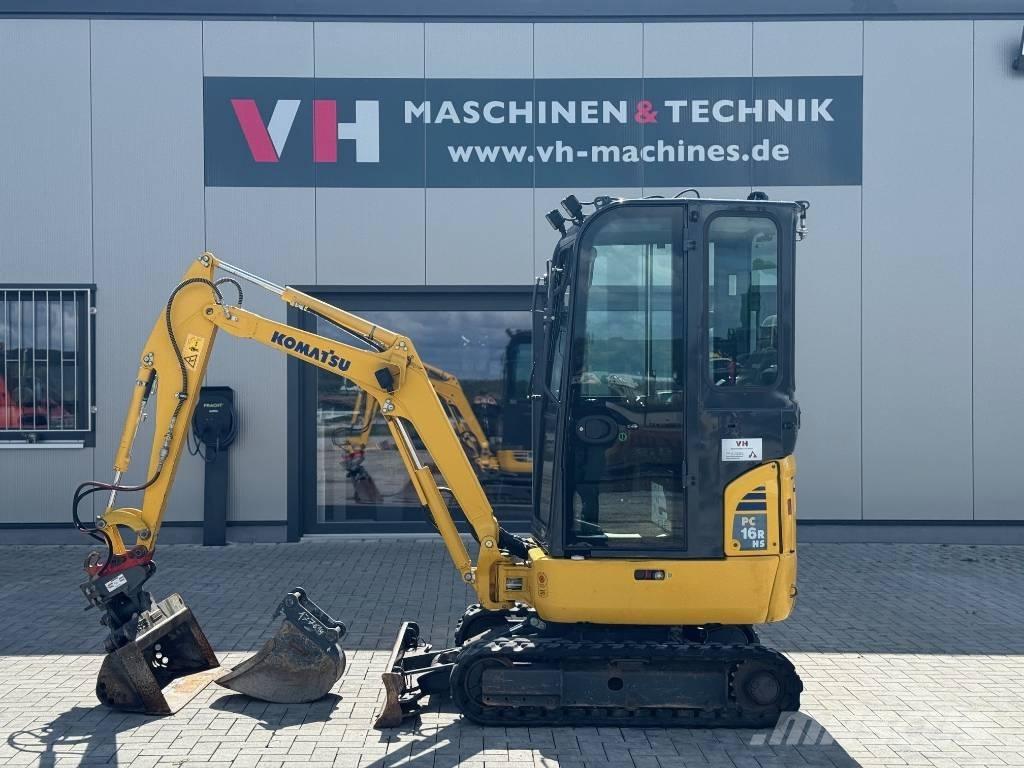 Komatsu PC 16 R-3HS Mini bagri <7t