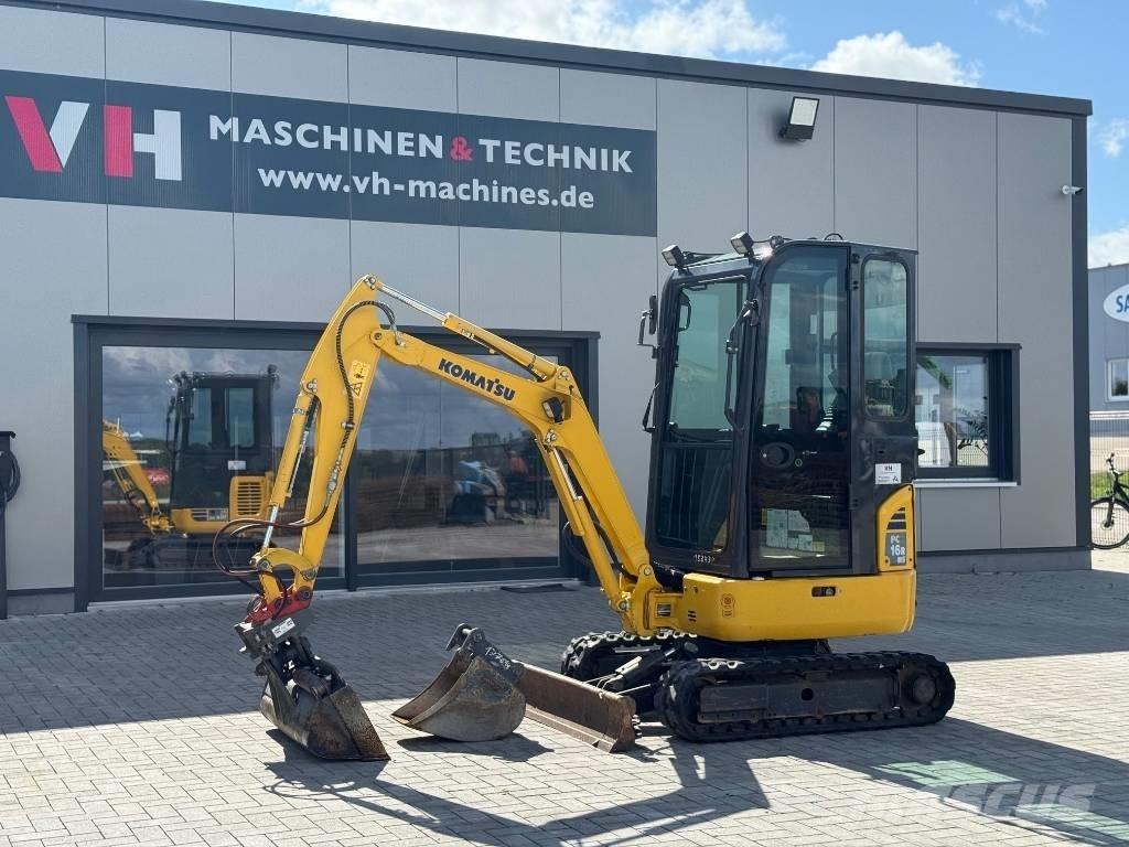 Komatsu PC 16 R-3HS Mini bagri <7t