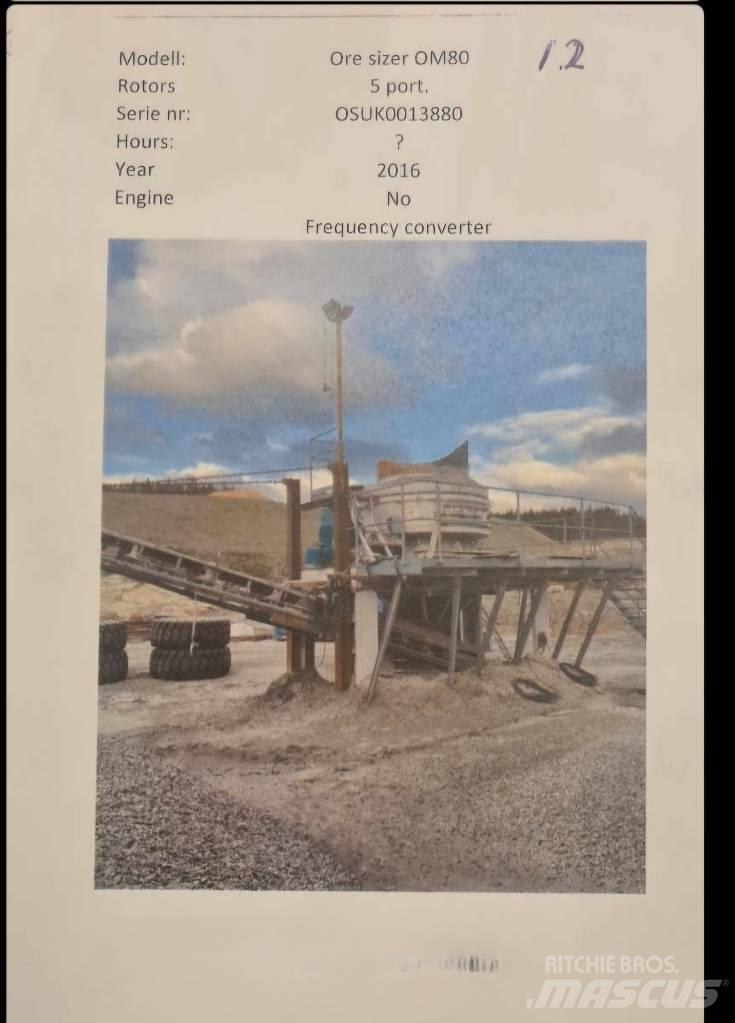  Ore sizer Om 80 Drobilci