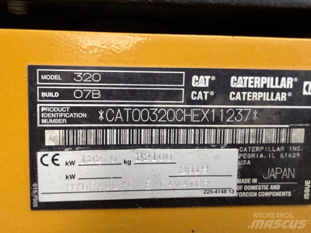 CAT 320 Bagri goseničarji