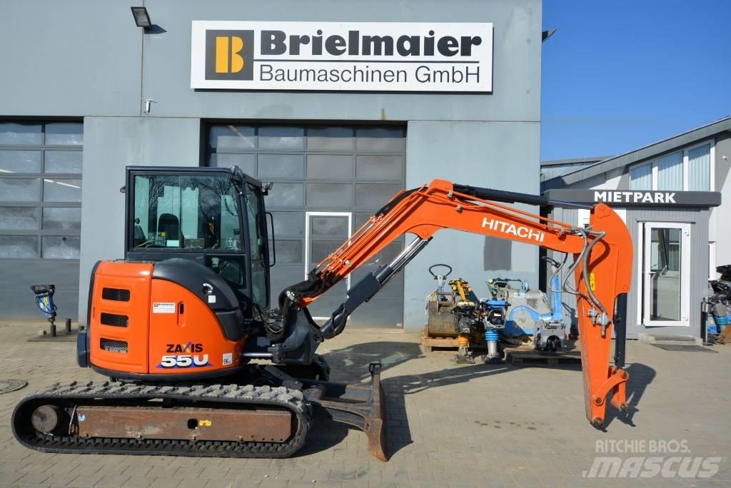 Hitachi ZX 55 U-6 Mini bagri <7t