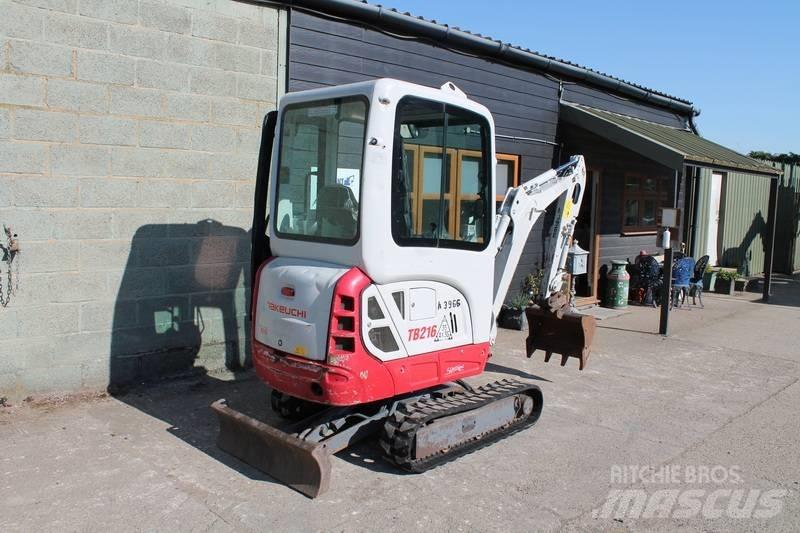 Takeuchi TB216 Mini bagri <7t