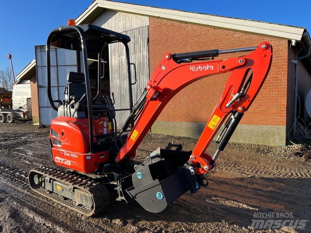 Kubota U 17-3 Mini bagri <7t