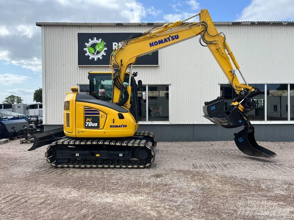 Komatsu PC78US-11E0 Midi bagri 7t – 12t
