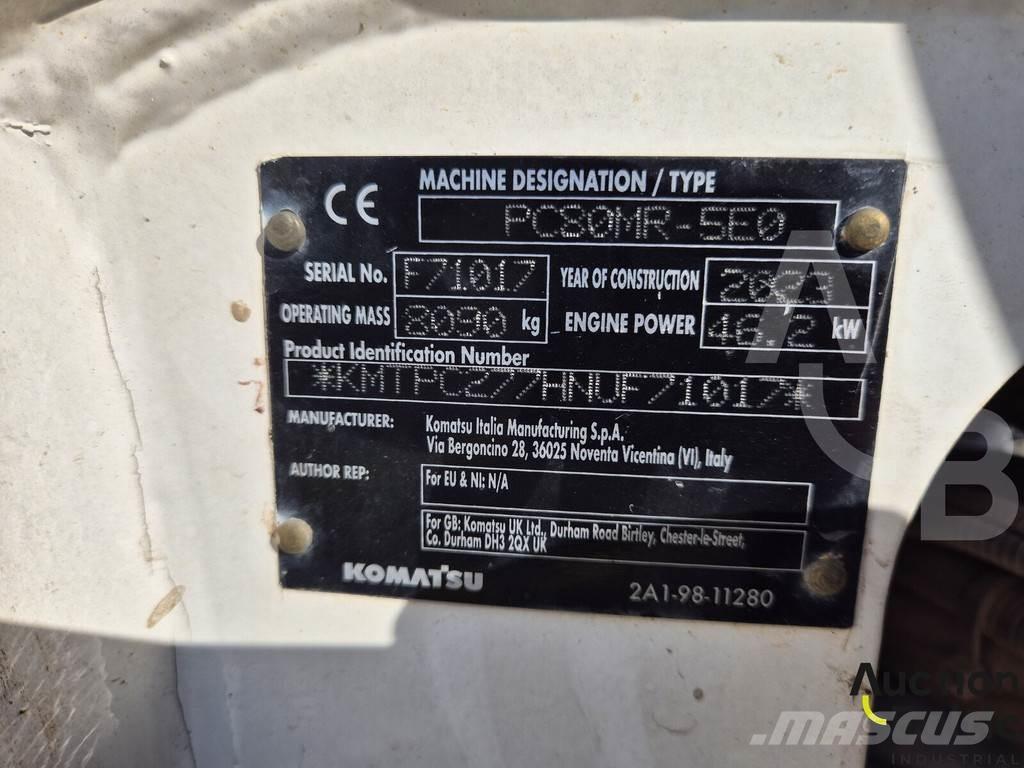 Komatsu PC80MR-3 Midi bagri 7t – 12t