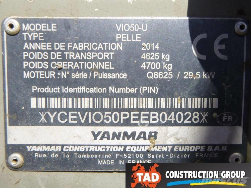 Yanmar Vio 50 U Mini bagri <7t