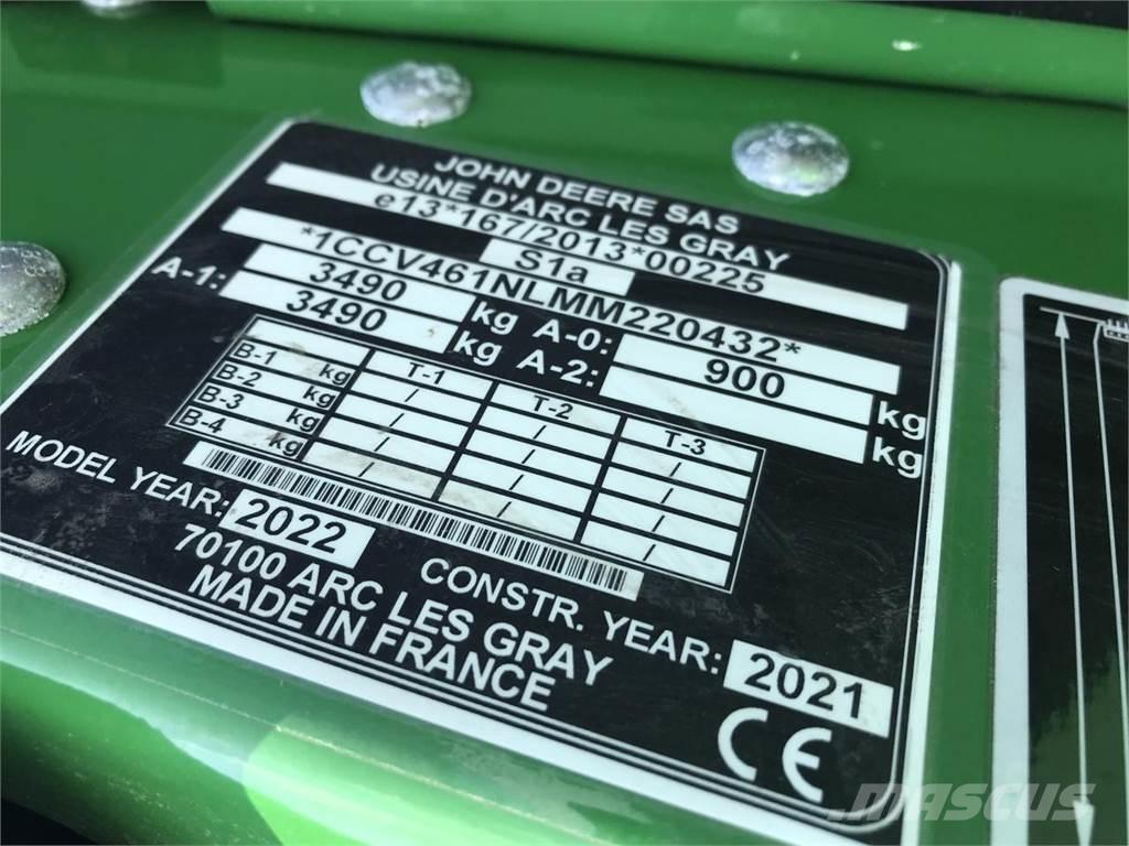 John Deere V461M Balirke (okrogle bale)