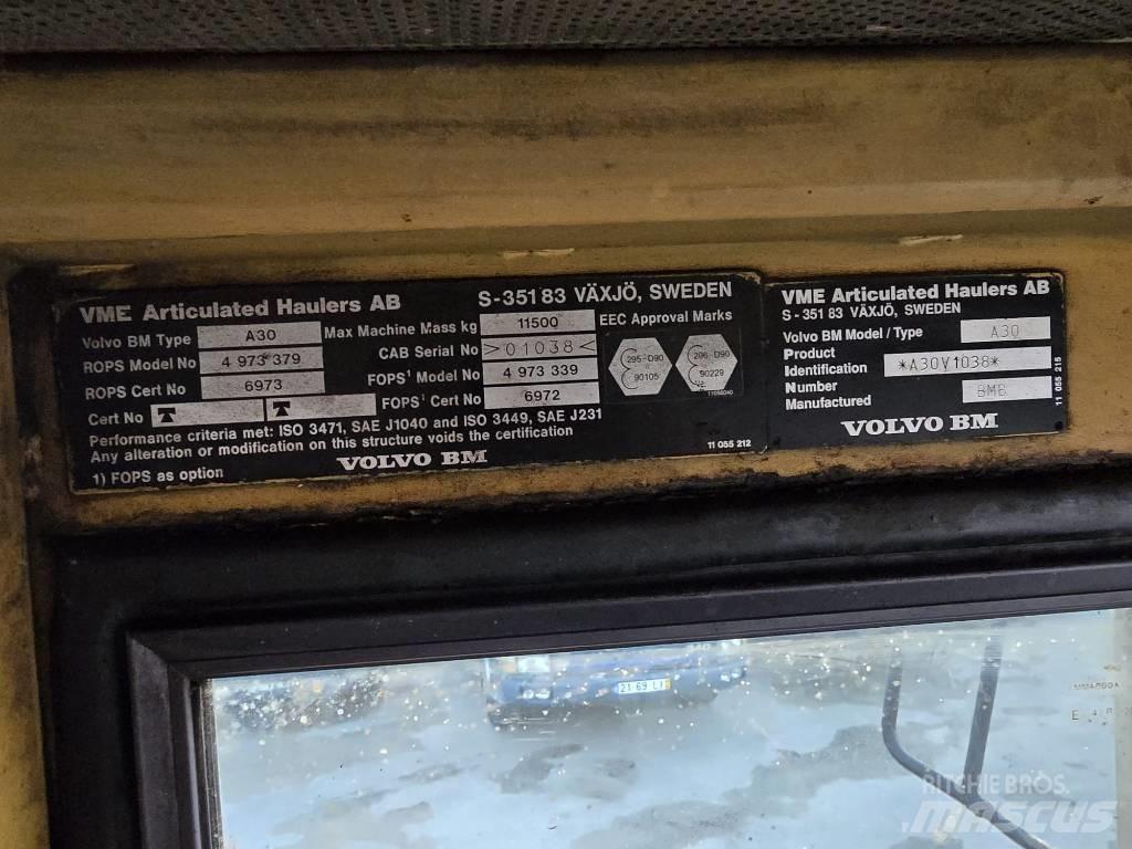 Volvo BM A30 Zglobni demperji