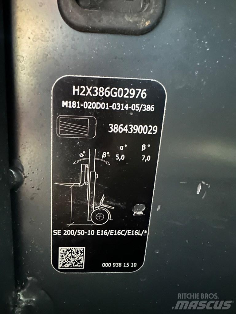 Linde E20L-02 Električni viličarji