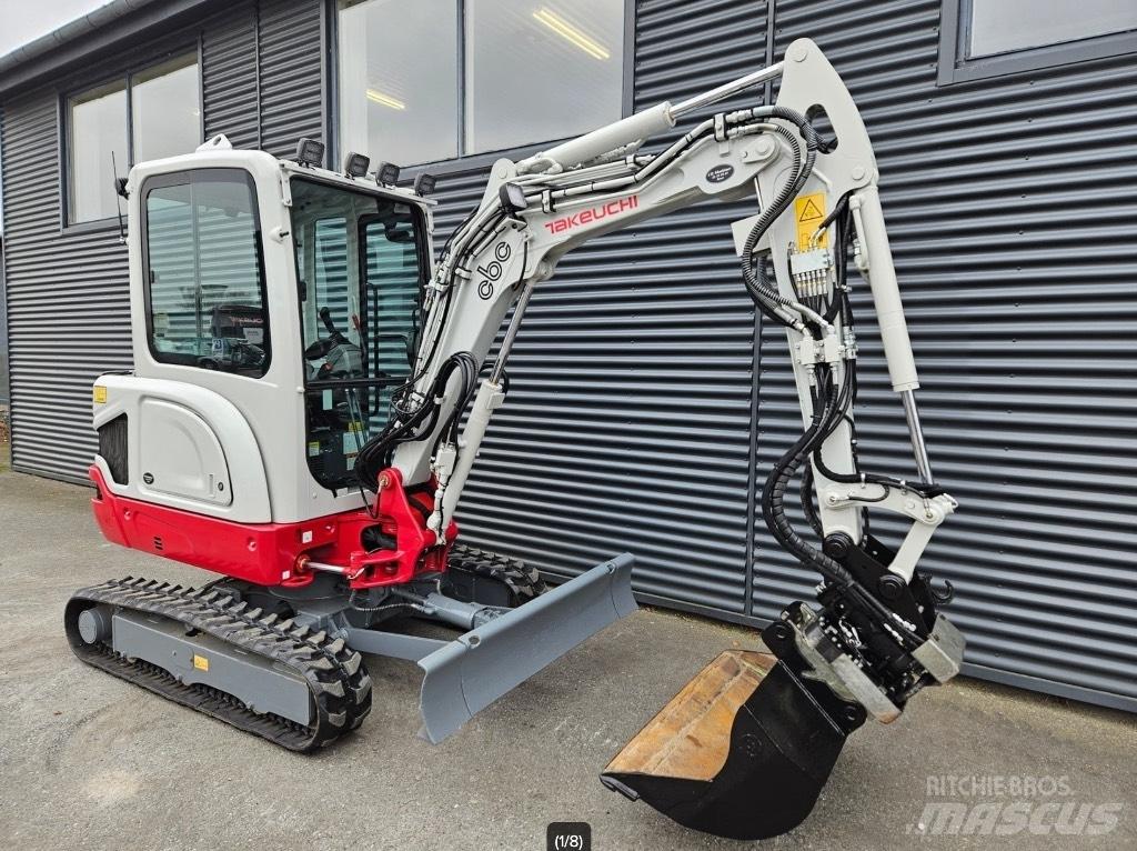 Takeuchi TB 225 Mini bagri <7t