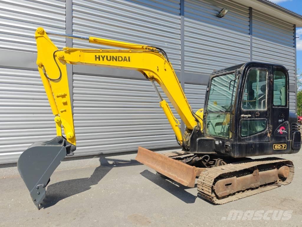 Hyundai R 60-7 Mini bagri <7t