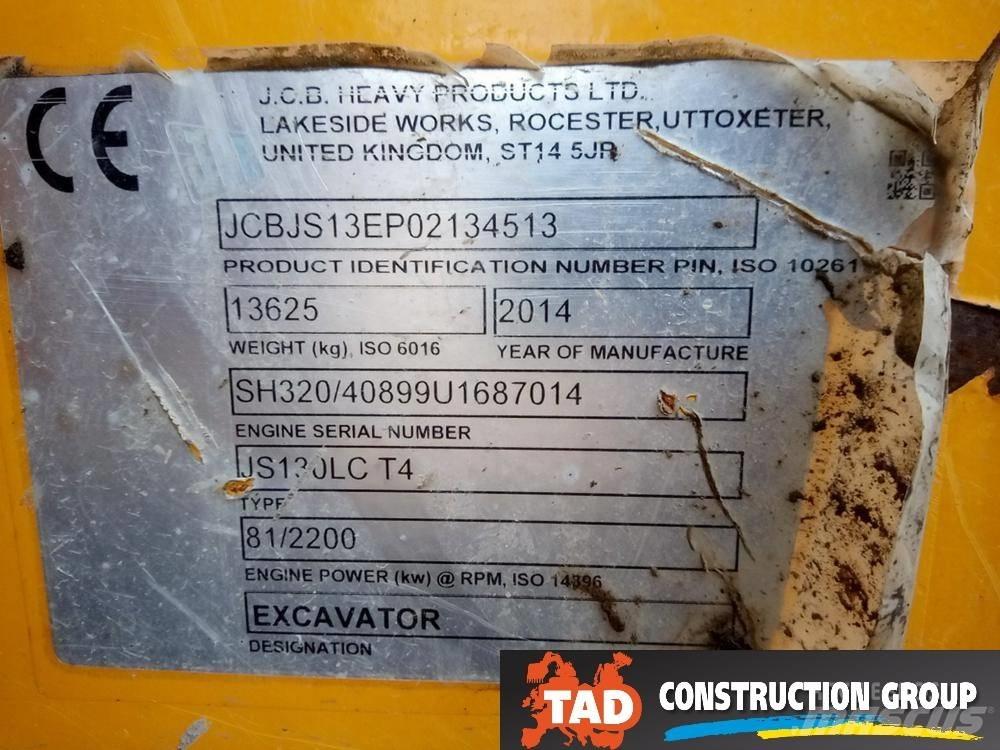 JCB JS 130 LC Bagri goseničarji