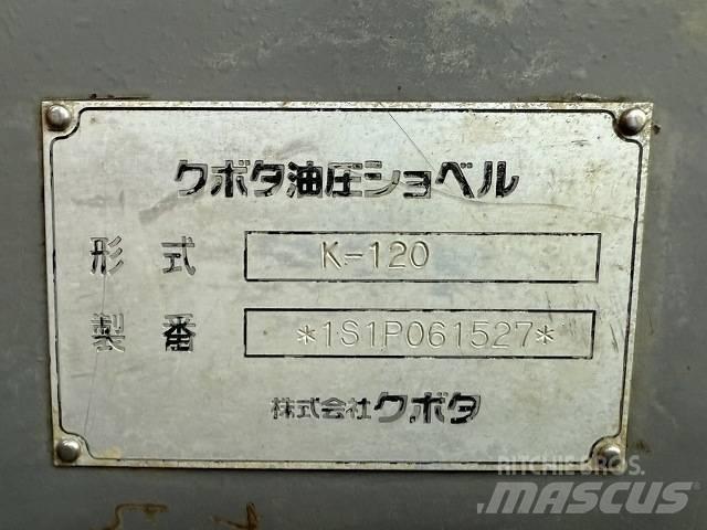 Kubota K-120 Bagri goseničarji