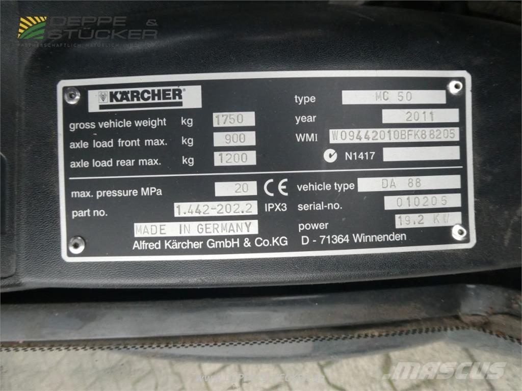 Kärcher MC 50 Cestni pometači