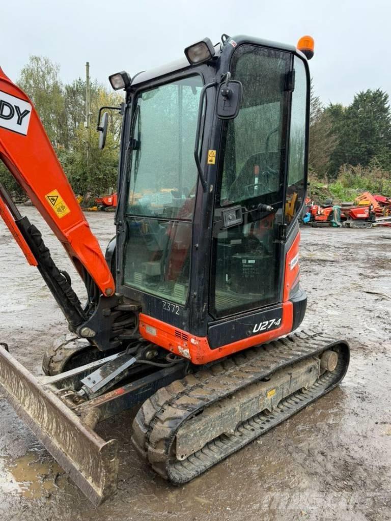 Kubota U 27-4 Mini bagri <7t